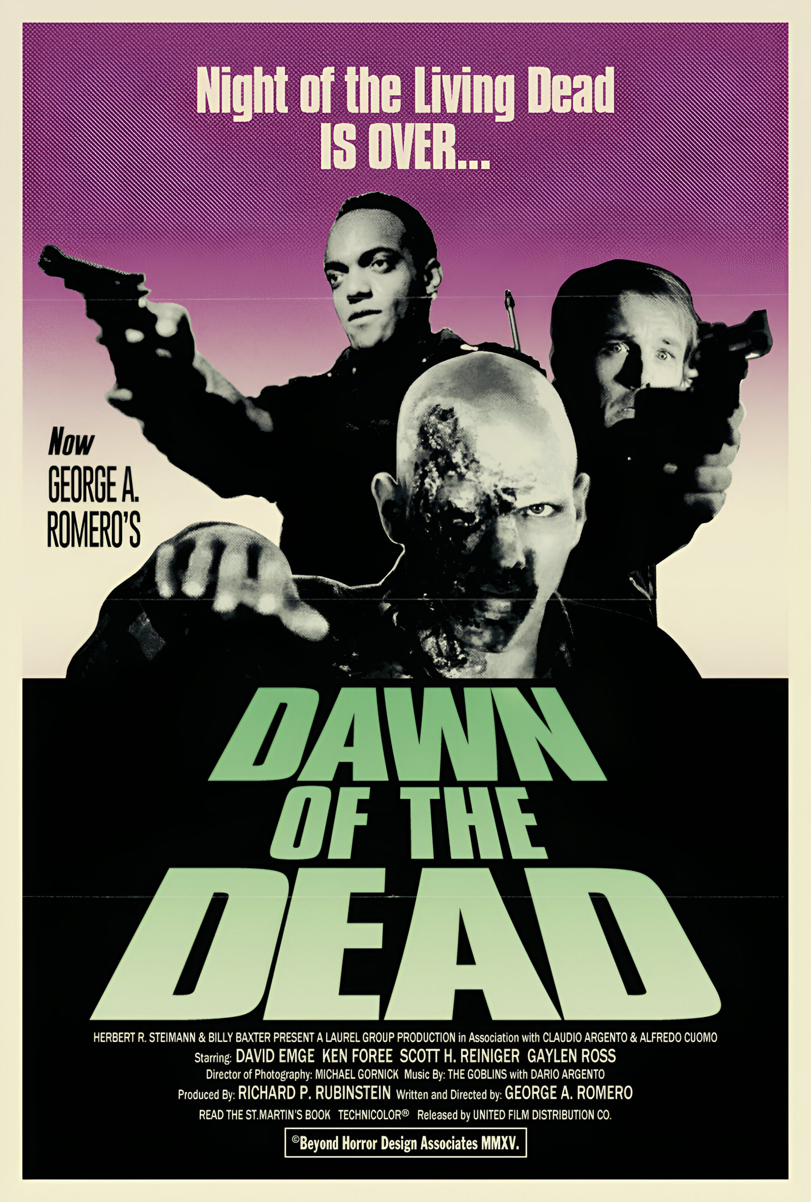 Horror Movie Poster Dawn Of The Dead Classic Horror Movie
