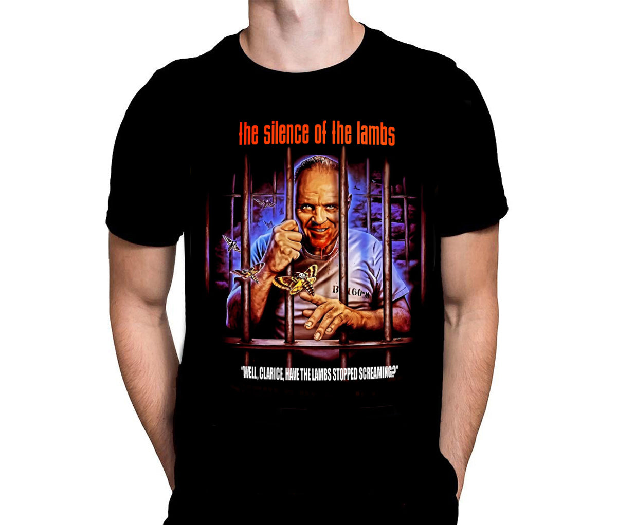 Silence of Lambs Movie T Shirt | Classic Supernatural Horror Merch 