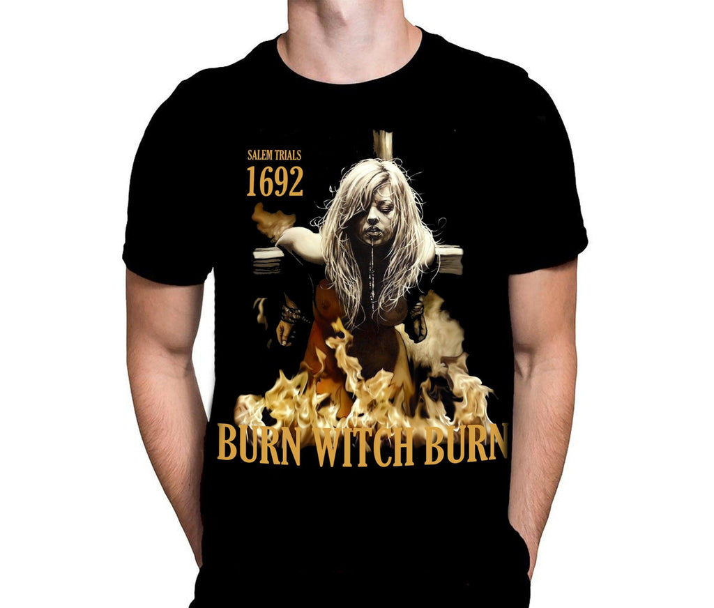 Burn Witch Burn - Movie Art by Rick Melton - T-Shirt - Wild Star Hearts 
