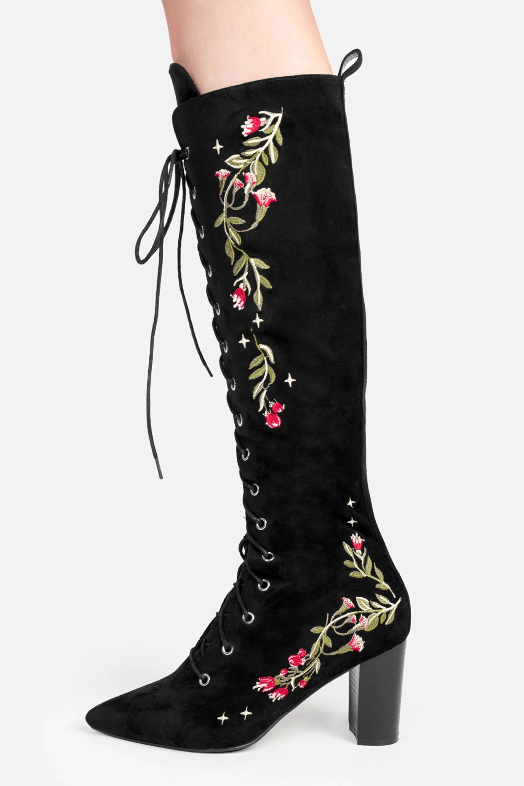Restyle Astrantia- Knee-High Classic Platform Gothic Boots