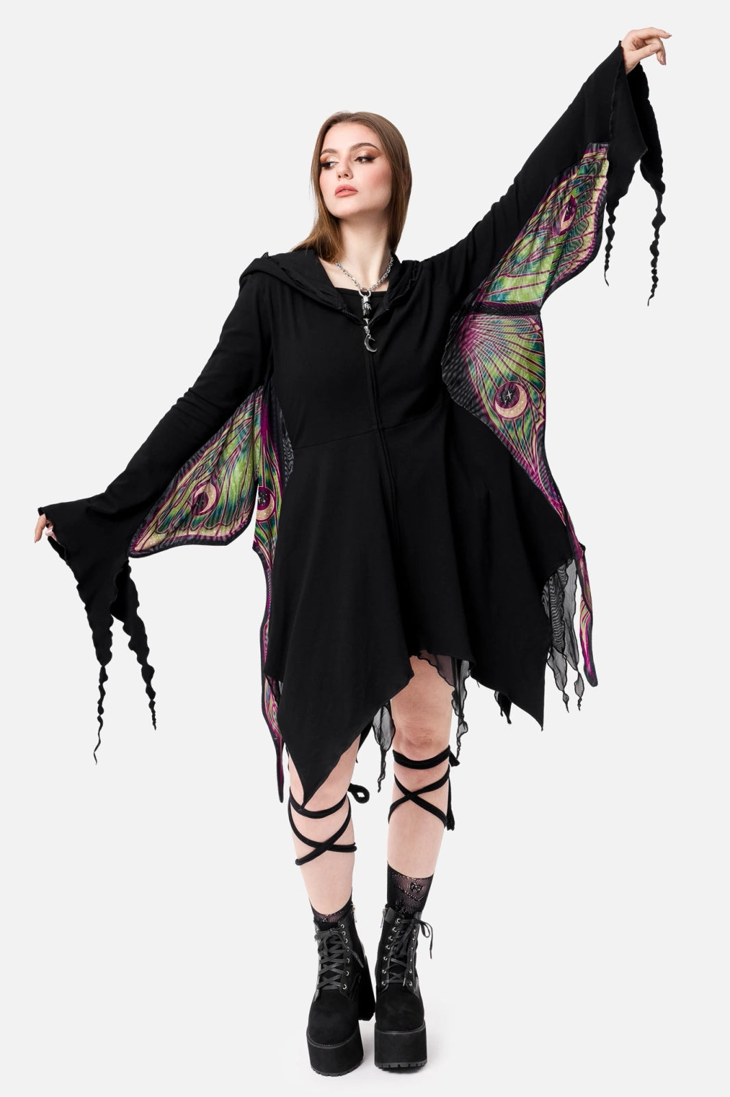 Restyle Gothic Hoodie - Metamorphosis - Cottagecore Hoodie 4X-Large