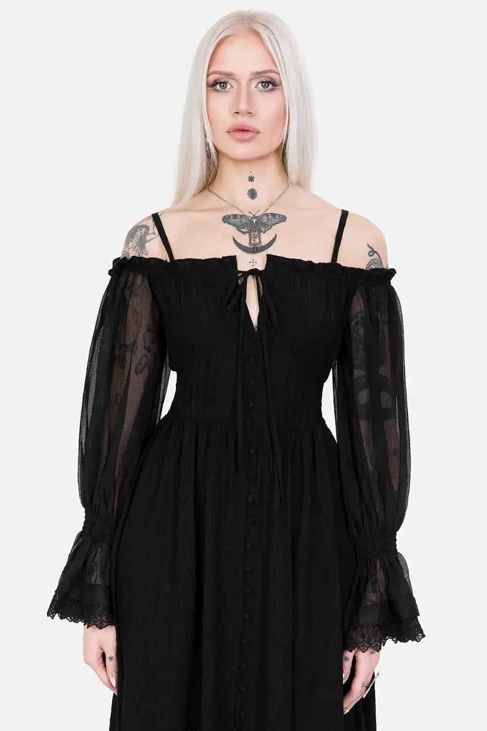 Restyle - Night Calling - Gothic Mini Dress