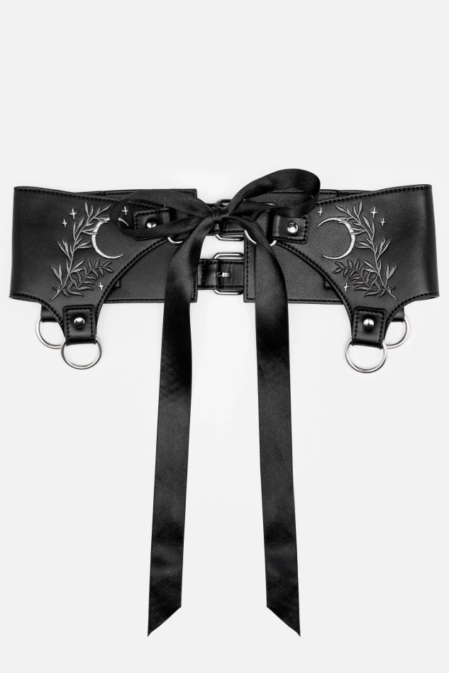 Restyle - Moon Gazer - Gothic Witchy Corset Belt