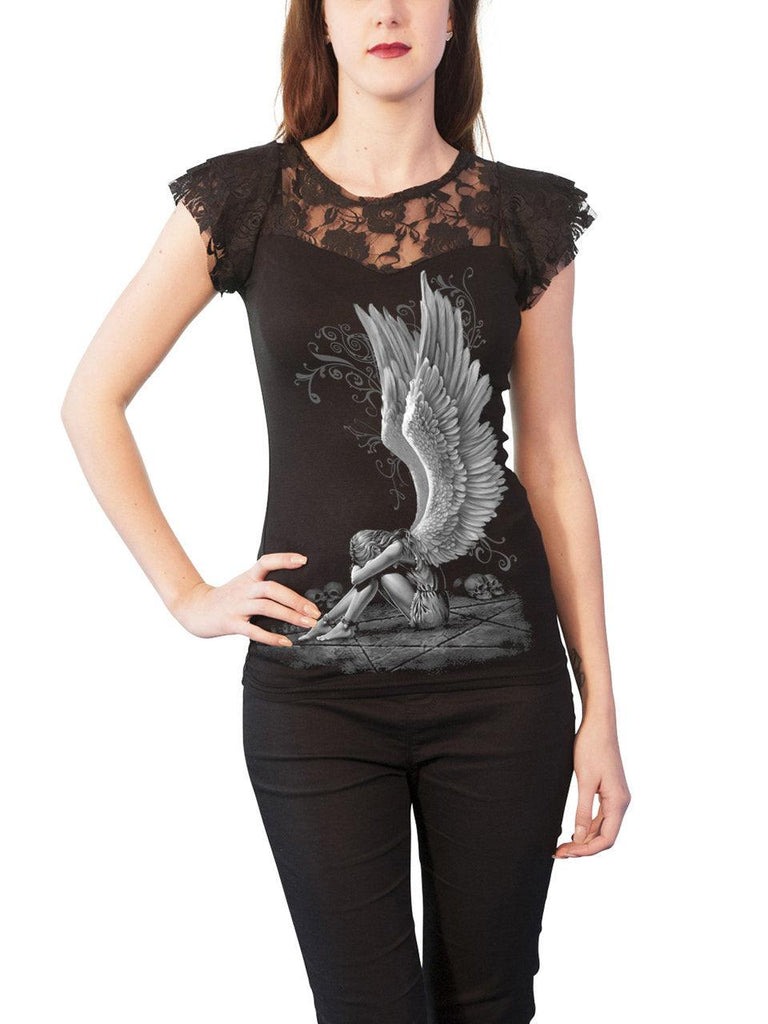 Image of Goth Top on Model