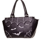 Banned Alt - Bat Wings - Black / White Handbag