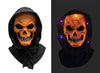Grim Reaper - Orange Backlight Halloween Mask - Horror - Scary