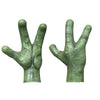 Halloween Hands - Green Alien Hands - Latex Costume Cosplay