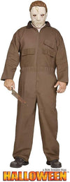 Halloween Costume - Official Michael Myers Halloween Mens Adult Boiler Suit & Latex Mask & Hair