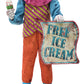 Neon Ice Cream Clown - Animatronic Figure (1.8m Tall) Halloween Prop