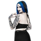Restyle - AFTERLIFE - Halterneck Top, gothic fashion