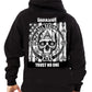 All Seeing Eye - Trust No One - Occult- satanic- cotton sweater zipper hoodie Darkside