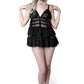 Forest Ink Gothic Clothing - Lenore Babydoll Gothic Lingerie Dress