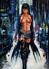 Rick Melton - Bad Girl - Erotic Horror Art Print