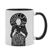 Beetlejuice Mug - I Myself Am Strange and Unusual - Black and White Mug