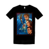 Eröffnungsszene von Der weiße Hai - Klassische Horrorfilmkunst von Rick Melton - T-Shirt