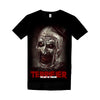 THE ART OF TERROR - Classic Slasher Clown Horror T-Shirt by Peter Panayis