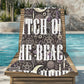Gothic Beach Towel -  Baddest Witch - Polyester Gothic Towel