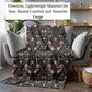 Gothic Fleece Blanket - Butterfly Moon - Luxury Twin / Double Velveteen Fleece Blanket