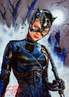 Rick Melton - Cat Woman - Sci-Fi Art Print