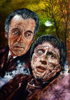 Rick Melton - Christopher Lee Frankenstein - Classic Horror Art Print