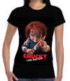 WSH - VENEZ JOUER À CHUCKY - Affiche de film - T-shirt à manches capes