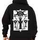 Darkside - CULT PRIEST - Men's Hooded Zip-Up Sweater - Black