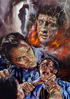 Rick Melton - Curse Of Frankenstein - Classic Horror - Art Print