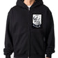 Death Tarot - Occult- satanic- cotton sweater zipper hoodie Darkside