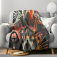 Horror Movie Blanket - Don't Have Nightmares Blanket - Luxury Twin / Double Velveteen Fleece Blanket