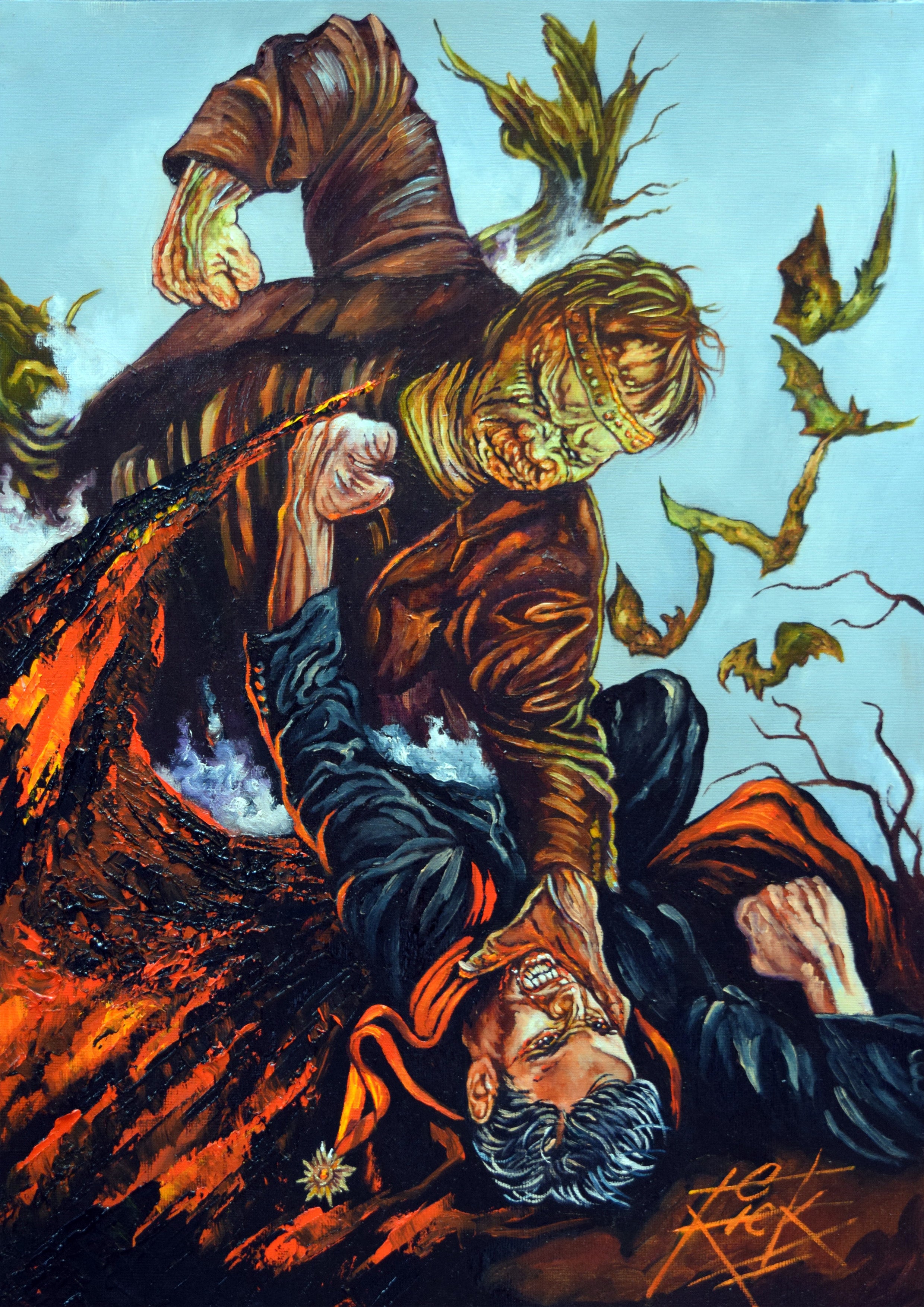Puzzle 1000 Pezzi Dracula E Van Helsing – Artwork Rick Melton, Gotico Horror, Con Poster A4 E Guida, 50x66 Cm