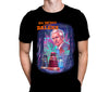 Dr Who and the Daleks Earth - Black Gildan T-Shirt Peter Cushing Doctor Who