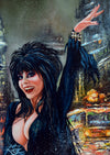 Rick Melton - Elvira - Scream Queens - Art Print