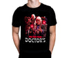 TV Show - The First Four Doctors - Sci-Fi Timetravel - Mens Black Gildan T-Shirt