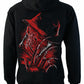 NEVER SLEEP AGAIN - Classic 80's Slasher Horror Movie Sweater Zipper Hoodie