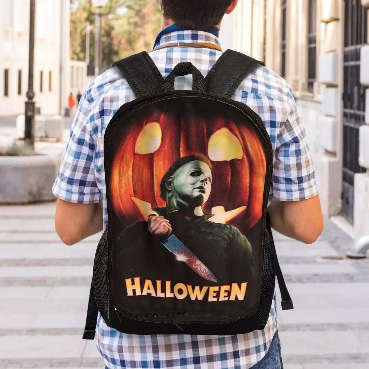 horror movie mini backpack Men Women Horror Movie Backpacks Halloween Film Outdoor Bag