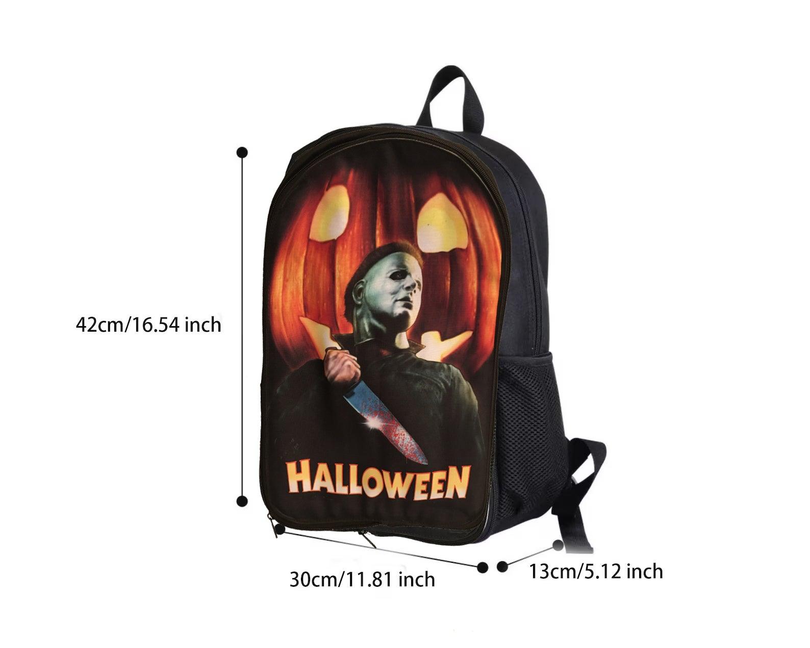 halloween michael myers mini backpack Men Women Horror Movie Backpacks Halloween Film Outdoor Bag
