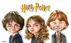 Sebastian Cast - HARRY POTTER - Film and TV Caricatures - Art Print