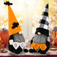 Halloween Decoration Gnomes,2PCS Gonk Gnome-Halloween Gnome Bat Plush Handmade Swedish Tomte Scandinavian Ornaments for Home Ornament Halloween Ghost Toy Window Shelf Desk Decor Pumpkin Bat Spider Hat
