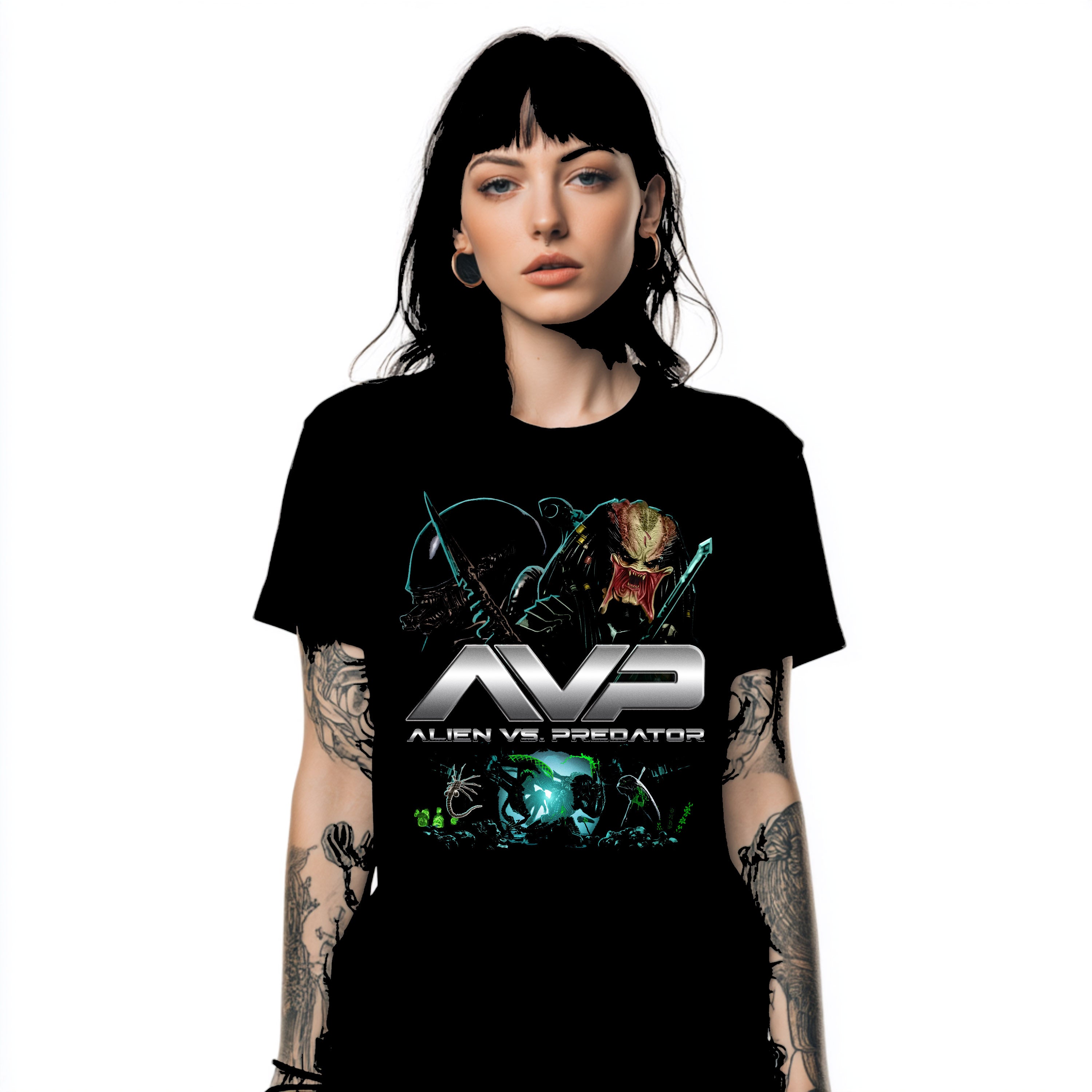 Alien V Predator T Shirt | Horror Movie T Shirt – Wild Star Hearts