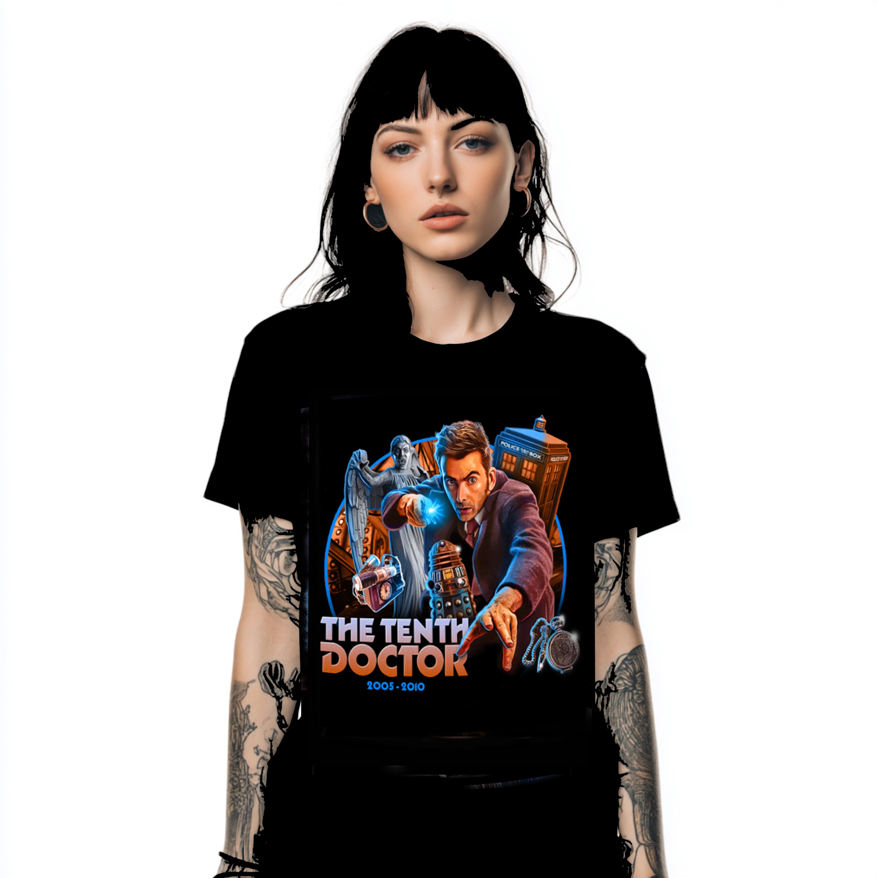 90s USA製 The tenth コミック vintage T-shirt The Tenth Doctor - Classic TV Sci-Fi Show - T-Shirt – Wild Star Hearts