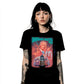 Daleks Earth Invasion - Black Gildan T-Shirt Peter Cushing Doctor Who