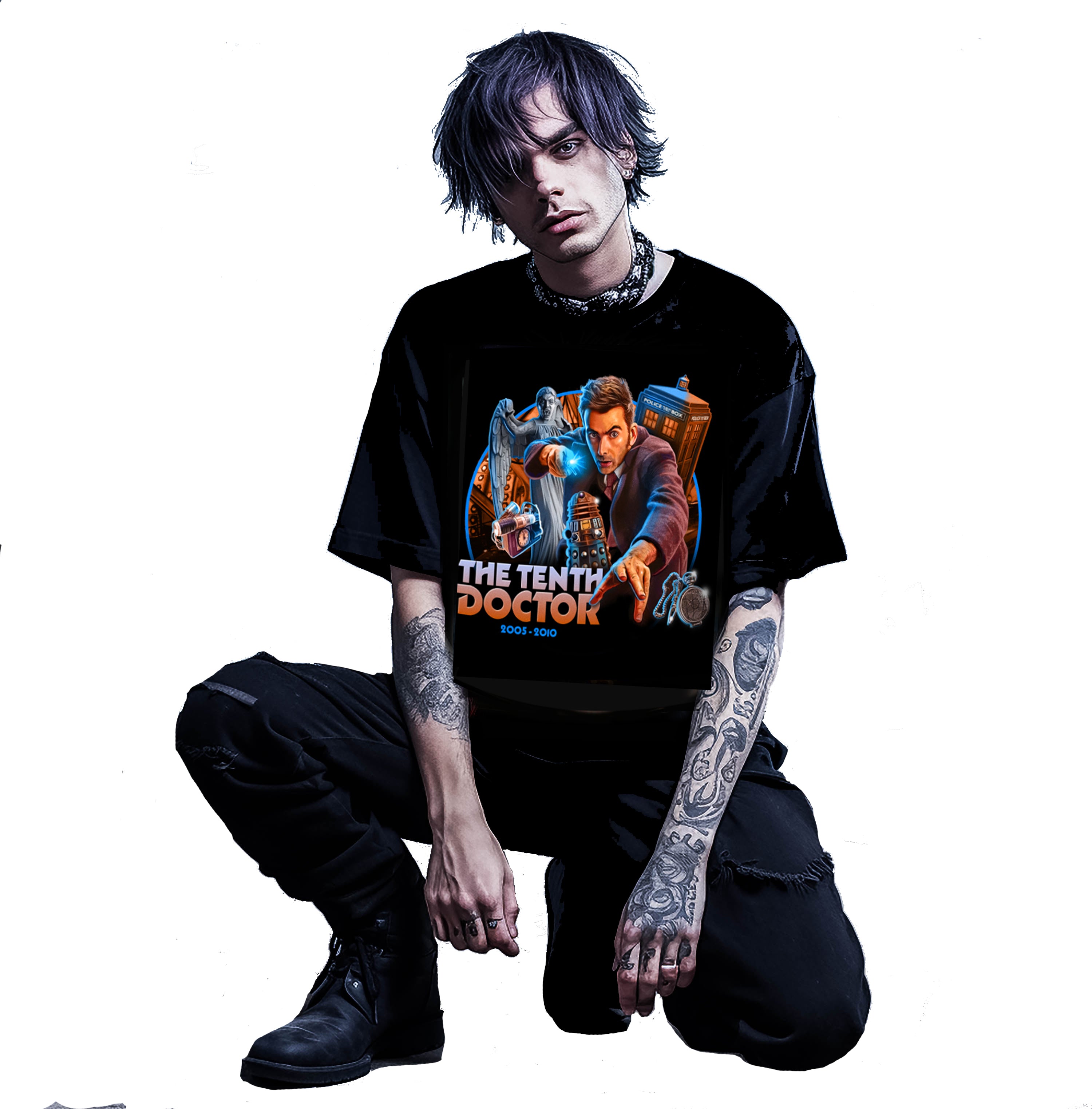 90s USA製 The tenth コミック vintage T-shirt The Tenth Doctor - Classic TV Sci-Fi Show - T-Shirt – Wild Star Hearts