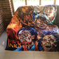 Horror Movie Blanket - Fright Night Blanket - Luxury Twin / Double Fleece Blanket