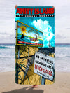 WSH - JAWS AMITY REGATTA BEACH CLOSED - Beach Towel