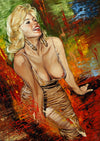 Rick Melton - Jayne Mansfield - Scream Queens Art Print