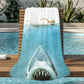 Wild Star Hearts - SHARK RIP-THRU - Strandtuch
