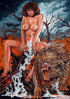 Rick Melton - Linzi Drew - Scream Queens - Art Print
