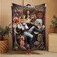 Horror Movie Blanket - Labyrinth Blanket - Luxury Twin / Double Velveteen Fleece Blanket