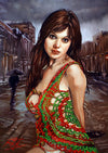 Rick Melton - Madeline Smith Rain - Scream Queens Art Print
