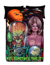 WSH - Mars Attacks - Twin Bedspread Top Cover / Trow / Fleece by Peter Panayis